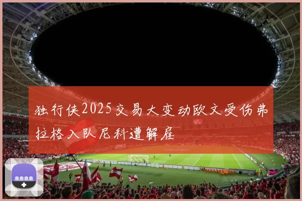独行侠2025交易大变动欧文受伤弗拉格入队尼科遭解雇